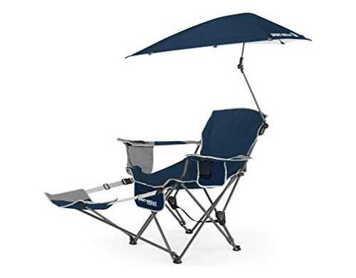 Sport-brella Beach Chair With Upf 50+ Adjustable Umbrella