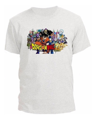 Remera Niño Dragon Ball Super Varios Personajes