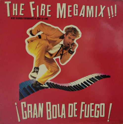 Disco Vinilo Gran Bola De Fuego Megamix Maxi España Lamdisc