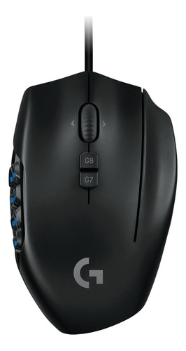 Mouse Gamer Usb Logitech G600 8.200 Dpi Color Negro