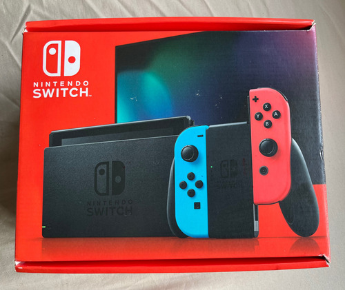 Nintendo Switch V2 Completo Preto (Usado)