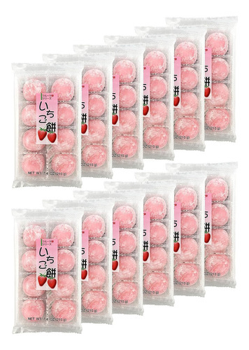 Frutas Mochi  Ichigo De 7.4 Oz / 210 G (paquete De 12)