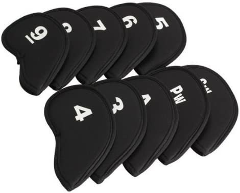 Vktech 10pcs Golf Head Cover Club Hierro Putter Head