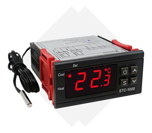 Termostato Digital Stc-1000 Doble Control Frío Calor 220v
