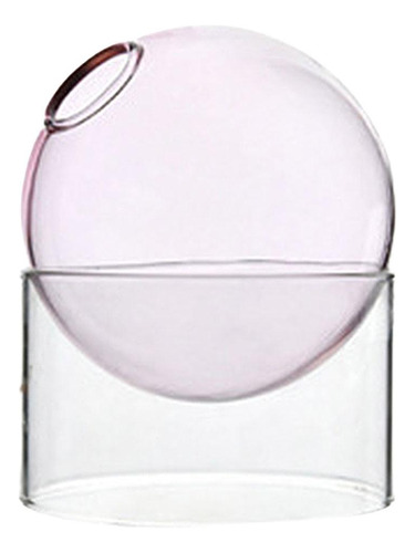 Jarrón Con Forma De Burbuja De Cristal Transparente De Estil