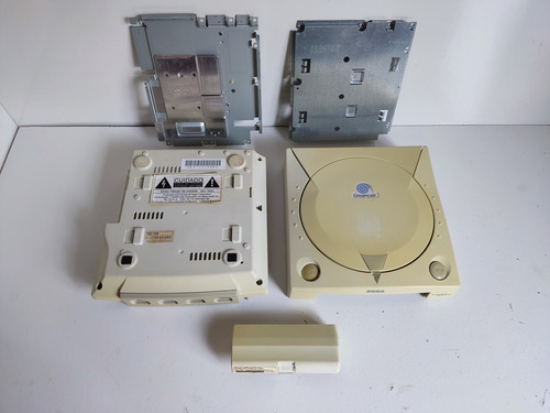 Carcaça Vídeo Game Dreamcast Tectoy Sega Console Logo Azul (Usado)