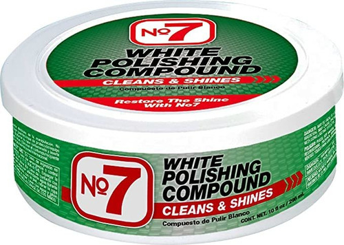 No7 Blanco Compuesto Para Pulir, 10 Oz Fl