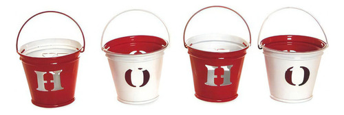 Mini Baldes Hohohoh 05x06cm Jogo Com 4 Variados 1419684