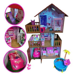 Casa De Barbie Amueblada