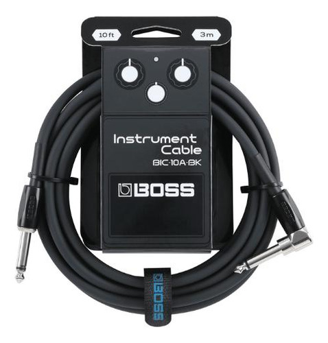 Cable de instrumento Boss Bic-10a-BK, 3 m, P10 L, negro