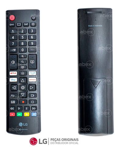 Controle Remoto Tv LG Smart Atalhos Netflix Prime Disney
