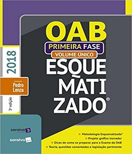 Oab Esquematizado - Primeira Fase - Volume Unico - 03 Ed