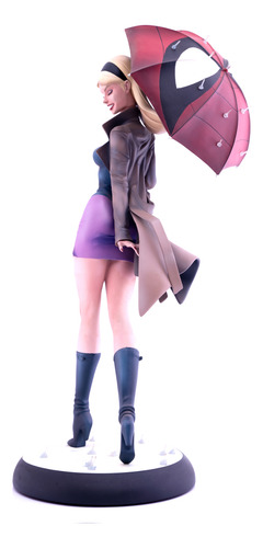 Gwen Stacy Spiderman Estátua Campbell Collection Sideshow (Usado)
