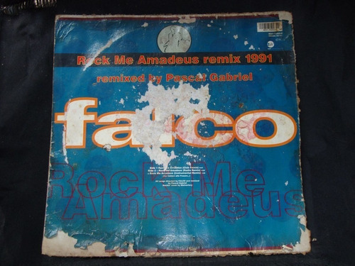 Vinilo Falco Rock Me Amadeus Remix 1991 Si1