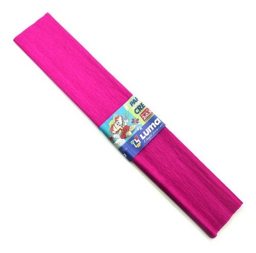 Papel Crepe Luma 50 X 200cm Color X 20 Unidades Color Fucsia