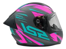 Comprar Casco Integral Ls2 Ff353 Draze Matt Grey Green Pink Con Spoi