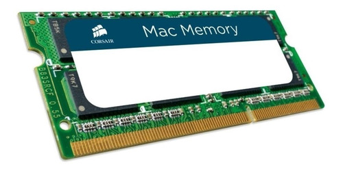 Imagen 2 de 3 de Memoria RAM Apple SODIMM color verde 4GB 1 Corsair CMSA4GX3M1A1333C9