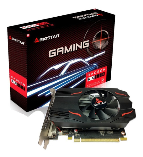 Tarjeta De Video Gamer Biostar Rx550 4gb Ddr5 Hdmi Dvi Dp -