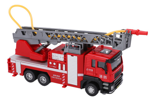 Camión Con Escalera 1:50 De Fire Engine Toys, Modelo 180°