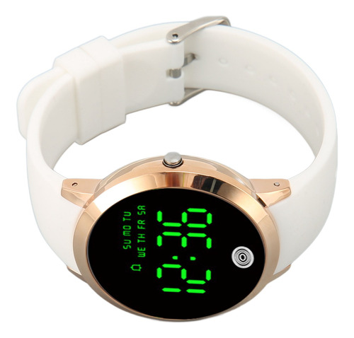 Reloj Digital Redondo Para Hombre, Pantalla A Color, Imperme