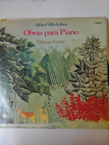 Vinilo 4450 - Obras Para Piano - Heitor Villa Lobos