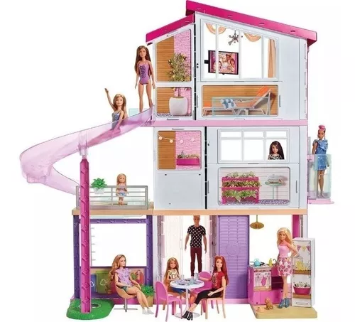 Barbie Estate Mega Casa Dos Sonhos 76cm - Mattel - Casinha de