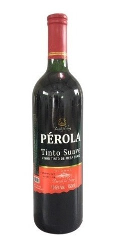 Vinho Tinto Suave Isabel/bordô Pérola 750ml - Quinta Do Nino