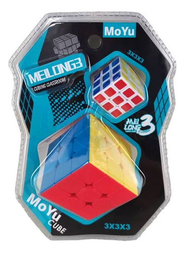 Cubo Magico Rubik 2 Piezas Moyu Alta Velocidad 3x3