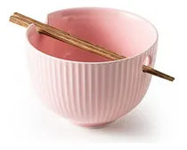 Comprar Cerámica Tazón Ramen Con Palillos, Apta Microondas Y Lavavaj