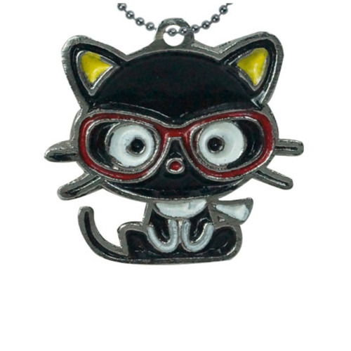 Chococat Collar Dije Llavero Precioso Con Lentes Sanrio