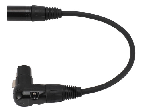 Adaptador De Cable De Extensión De Micrófono Xlr De 90 Grado