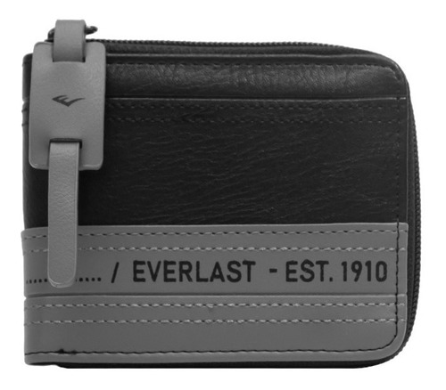 Billetera Porta Tarjetas Hombre Everlast Original Cuero Pu