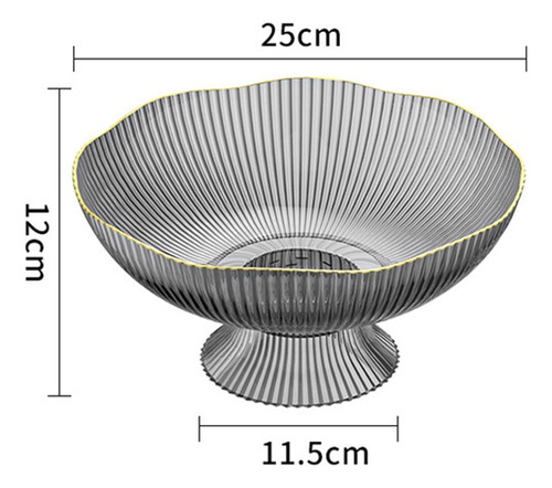 Pedestal Decorativo Tazón Cestas De Almacenamiento