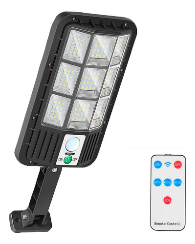 Reflector Lampara Solar Led Sensor Movimiento Pared 602led