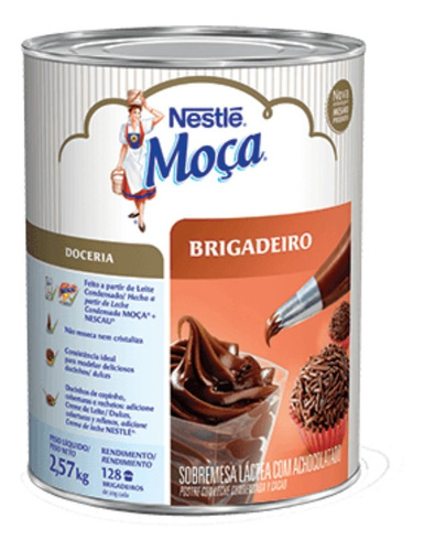 Brigadeiro Moça Nestlé Lata 2,570kg