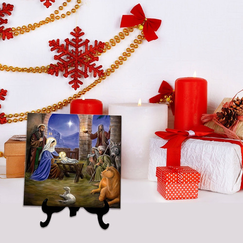 Azulejo Personalizado Presépio 02 - Decoração De Natal