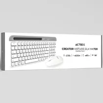 Comprar Kit Teclado Y Mouse Acteck Ac-936262 Blanco Inalámbrico