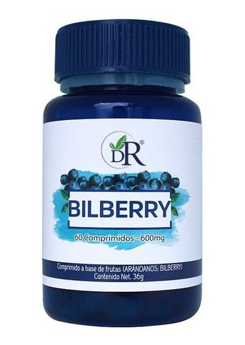 Bilberry Arándano Azul 300 Mg - Unidad a $642
