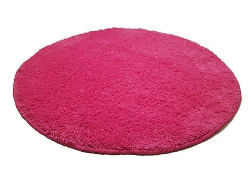 Carpeta Alfombra Redonda Karavell Klassic Fucsia 100 Cm Soul