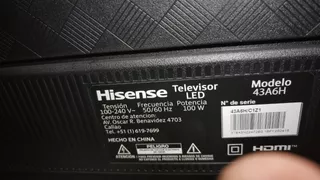 Tv Hisense De 43 Pulgadas