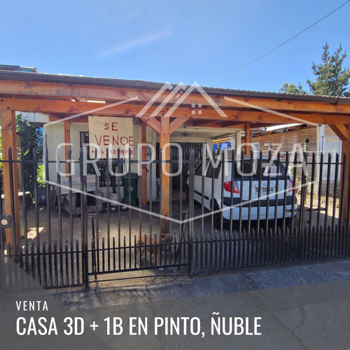 Casa 3d + 1b, Pinto - Región De Ñuble