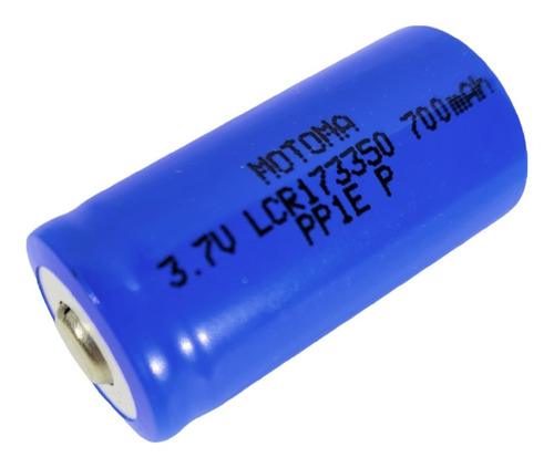 5 X Pila Bateria Recargable Cr123 Motoma 3.7v 700mah Teton