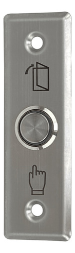 Dahua Boton Pulsador-n/a 91x28mm Placa Metalica Normalmente