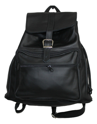 Bolsa Mujer Piel Borrego Mochila Genuina Dama Moda Café