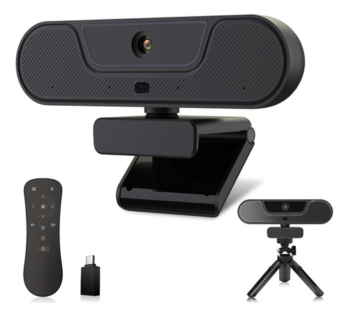 Cámara Web 4k Vizolink V20 Con Altavoz Y Micrófonos