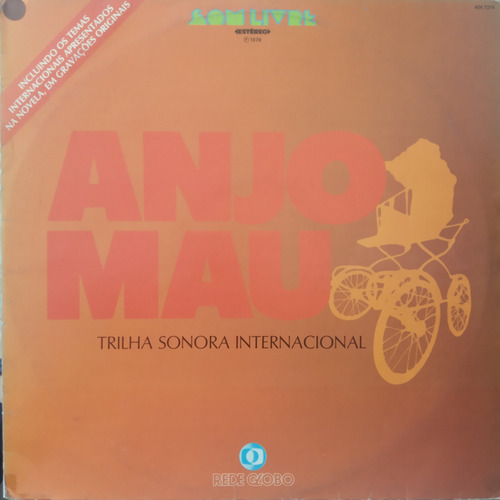 Anjo Mau - Internacional Lp Disco Vinil Novela Trilha Sonora