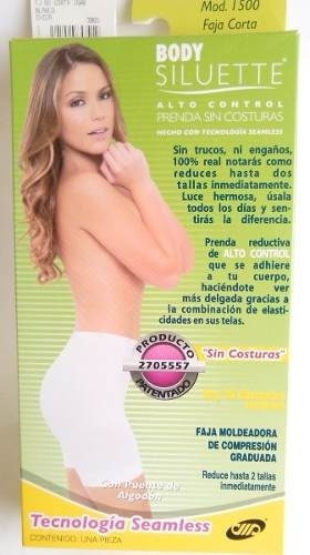 Faja Corta Body Siluette Reduce 2 Tallas 4 Tallas Dispo