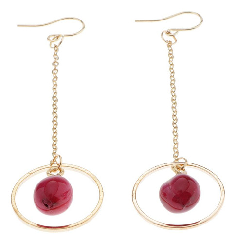 Pendientes Colgantes Geométricos De Moda , Joyas De Metal