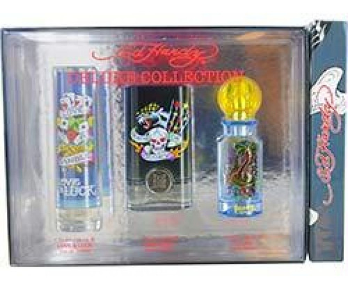 Ed Hardy Set De Regalo De 3 Piezas De Colección Deluxe Par.