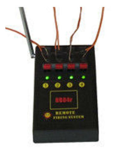 Acionador 8 Canais Gerbs E Fogos Alcance 300 Mts E 4 Skibs 6v